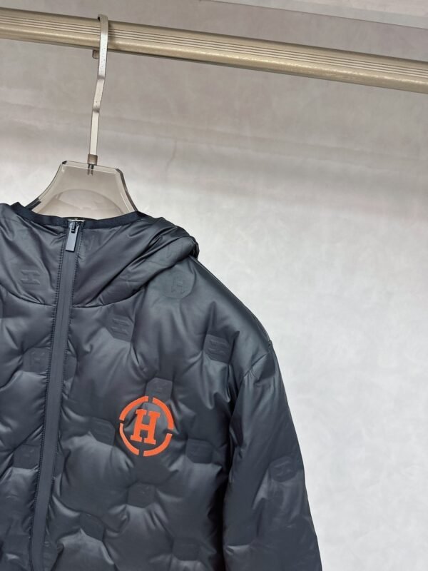 HRMS Hooded Puffer Jacket - Black