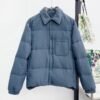 CD Monogram Quilted Jacket - Blue