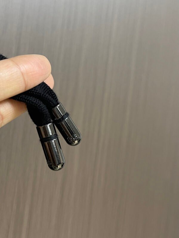 DG Printed Chest Logo Zip Hoodie - Black