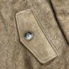 GCCI Monogram Zip Jacket - Camel Brown