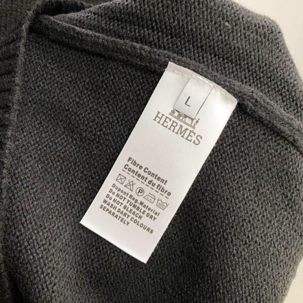 HRMS Knit Jumper with Embroidered Logo Detail - Black
