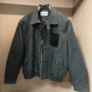 474e0dce LWE Grid Pattern Zip Jacket - Black