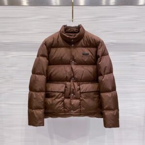 PRDA Padded Puffer Jacket - Chocolate Brown