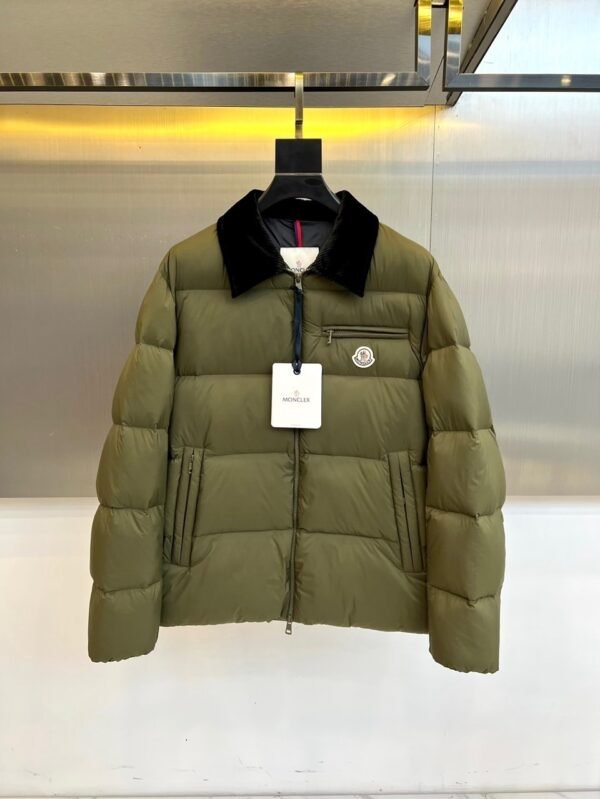 MNCLR Hooded Puffer Jacket - Olive Green