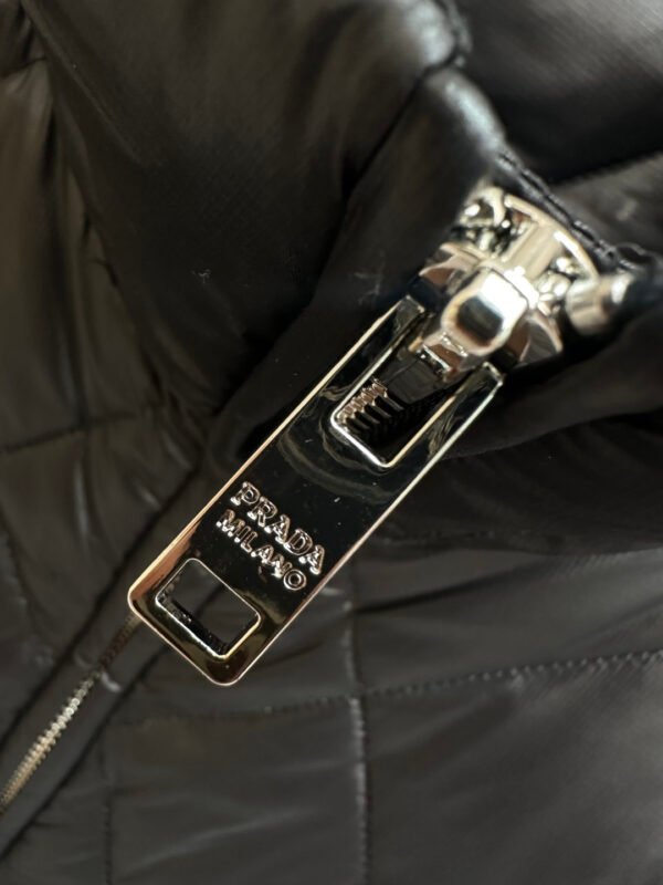 PRDA Diamond Quilted Zip Gilet - Black