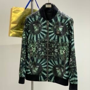DG Printed Zip Jacket - Green