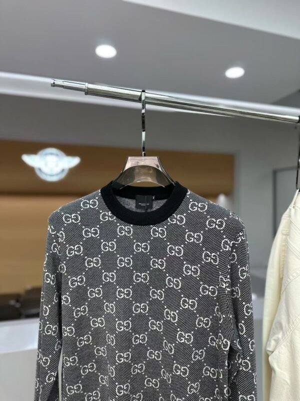 GCCI All-Over Monogram Crew Neck Jumper