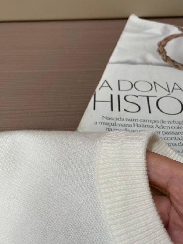 LWE Pocket Logo Crew Neck Jumper - White