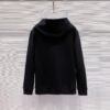 LWE Hooded Jumper with Embroidered  Checkerboard Graphic - Black