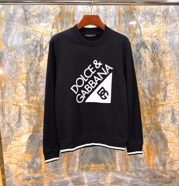 DG Logo Crew Neck Jumper - Black