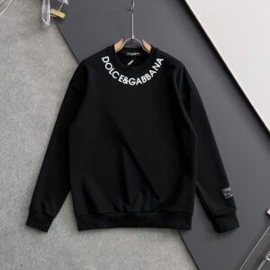 DG Logo Neckline Jumper - Black