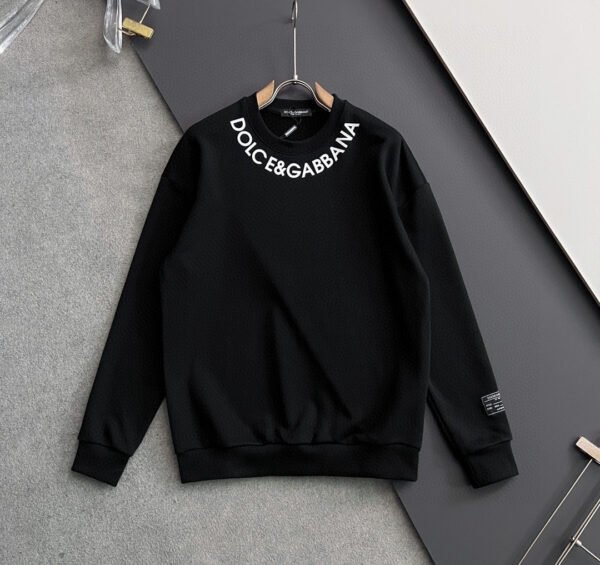 DG Logo Neckline Jumper - Black