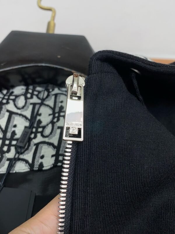 CD Hooded Zip-Up Jacket - Black