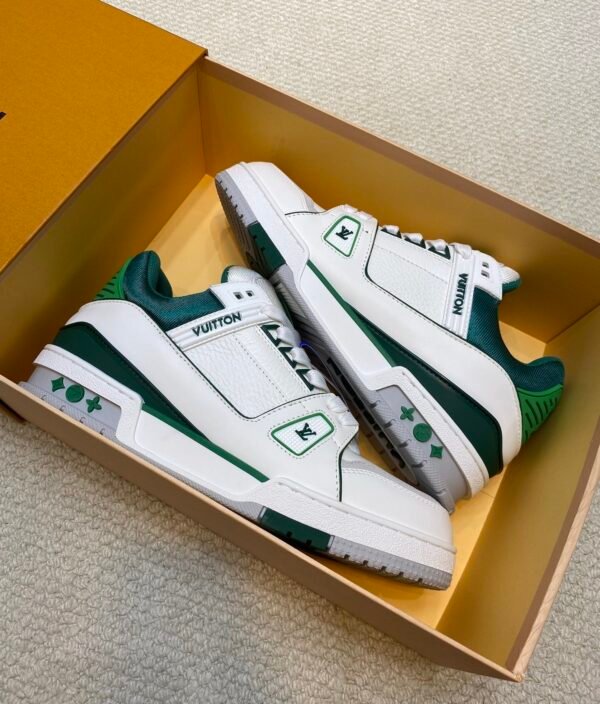 LVE Trainer Sneaker - White & Green
