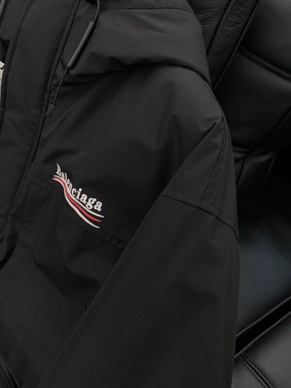 BLNCG Black Nylon Waterproof Jacket