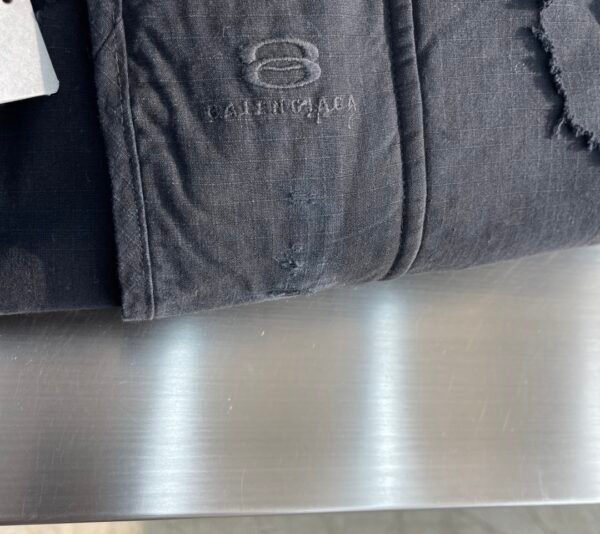 BLNCG Destroyed Bomber Jacket - Black