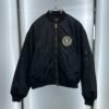 BLNCG Emblem Patch Bomber Jacket – Black