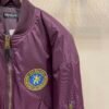 BLNCG Emblem Patch Bomber Jacket – Purple