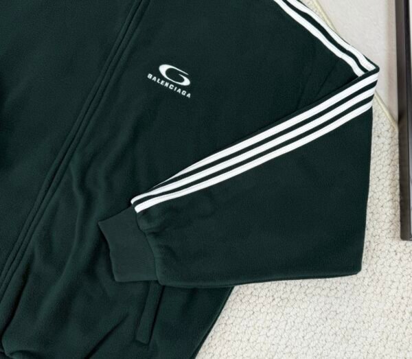 BLNCG Loop Sports Logo Zip-Up Jacket - Dark Green