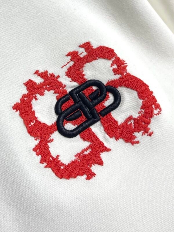 BLNCG Embroidered Logo Crew Neck Jumper – White