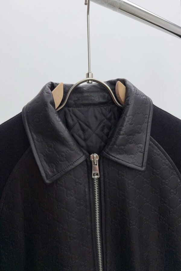 GCCI Monogram Zip Jacket - Black