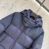 LVE Padded Hooded Coat – Navy Blue