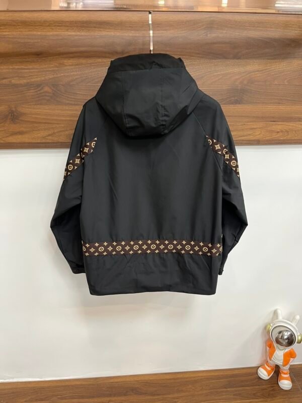 LVE Black Hooded Panel Jacket