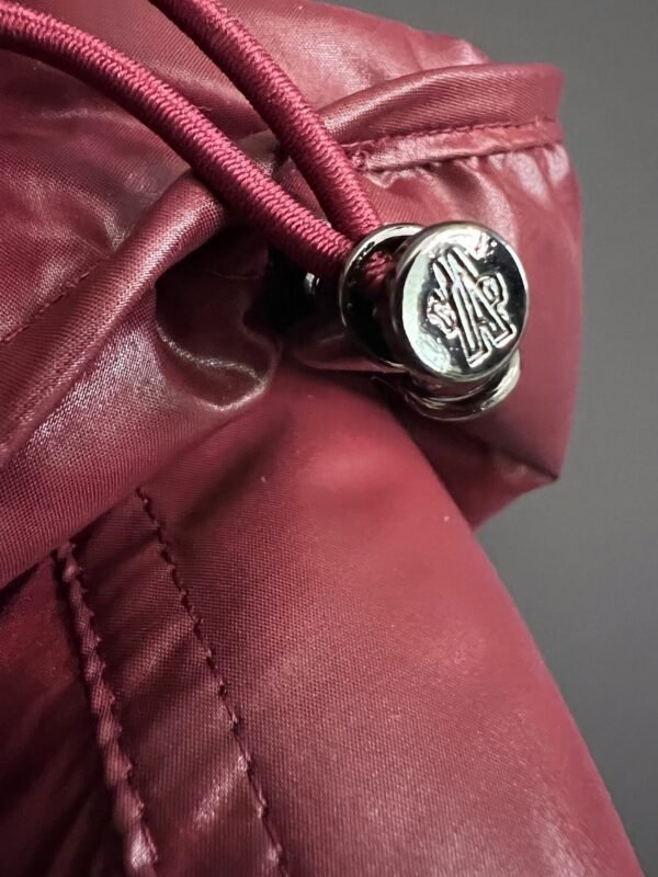 MNCLR Hooded Puffer Jacket - Burgundy