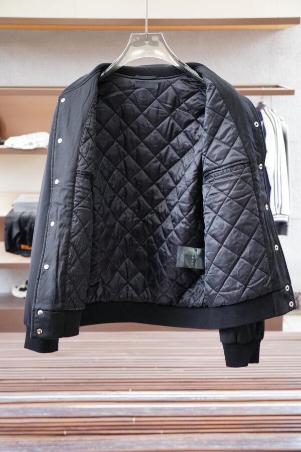 PRDA Ribbed Collar Jacket - Black