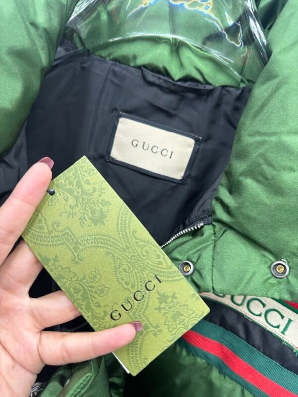 GCCI Padded Logo Gilet – Green