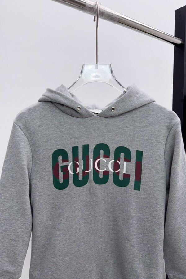 GCCI Printed Logo Hooded Jumper