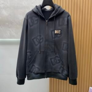 5791c31d DG Zip-Up Hooded Jacket - Grey