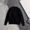 CD Textured Jacquard Crew Neck Jumper - Black