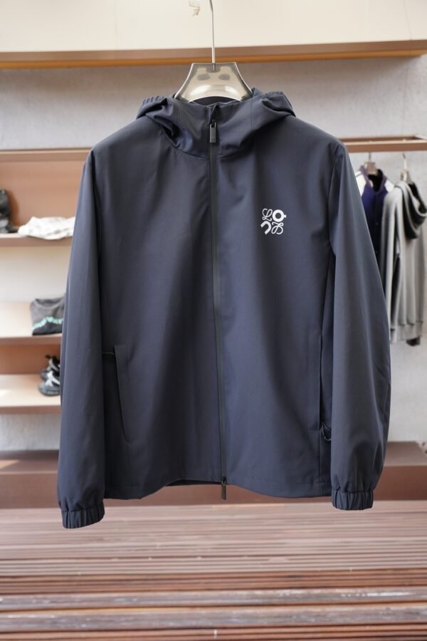 596b5249 LWE Hooded Zip-Up Jacket with Minimal Logo Detail