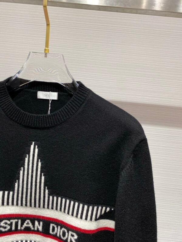 5ab48e42 CD Star Motif Crew Neck Jumper - Black