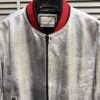 GCCI Metallic Silver Zip Jacket