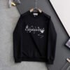 CD Crew Neck Jumper with Graphic Detail - Black