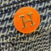 HRMS Button-Front Jacket with Logo Patch - Grey