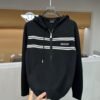 5f6d0334 GCCI Stripe Zip-Up Hooded Jumper