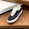 LVE Black Monogram Low-Top Trainers