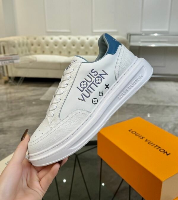 LVE Casual Low-Top Trainers - White & Blue