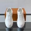 6 LVE Men’s White Luxury Low-Top Trainers