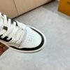 LVE White Brown Casual Low-Top Sneaker Trainer