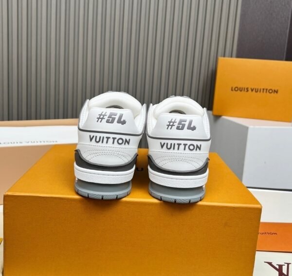 LVE Streetwear Trainer Sneaker – White Grey Edition