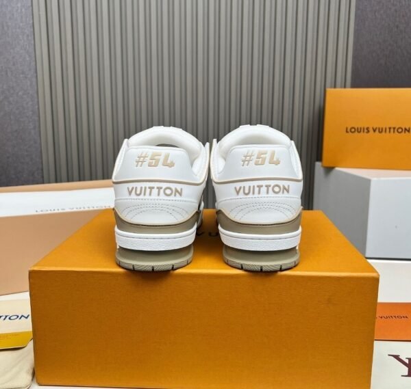 LVE Streetwear Trainer Sneaker – White Beige Edition