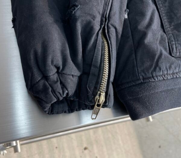 BLNCG Destroyed Bomber Jacket - Black