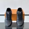 LVE Monogram-Style Low Trainers - Black