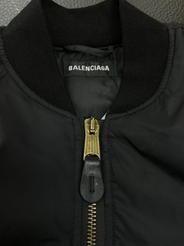 BLNCG Emblem Patch Bomber Jacket – Black