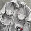 BLNCG Utility Multi-Pocket Jacket – Light Grey