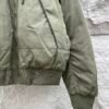BLNCG Hooded Zip-Up Two-Layer Bomber Jacket - Olive Green